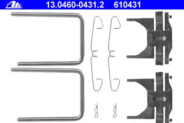 Accessory Kit, disc brake pads 13.0460-0431.2