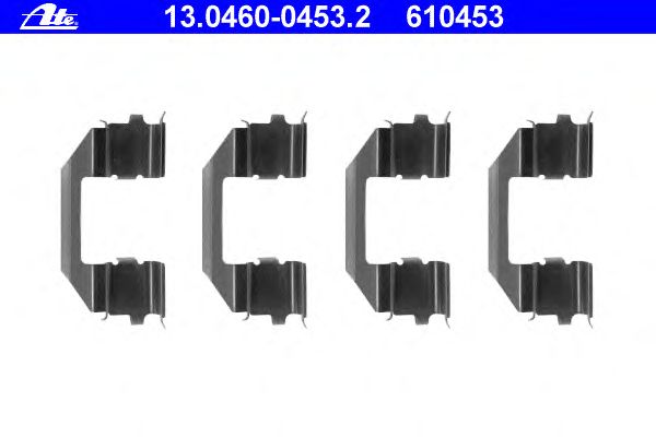 Accessory Kit, disc brake pads 13.0460-0453.2