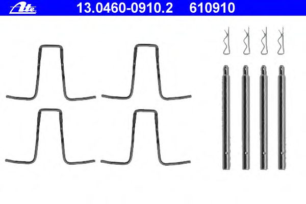 Accessory Kit, disc brake pads 13.0460-0910.2