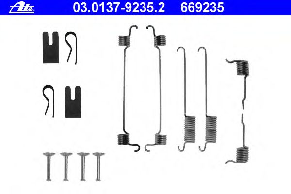 Accessory Kit, brake shoes 03.0137-9235.2