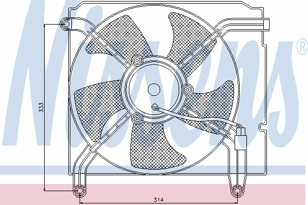Fan, radiator 85349