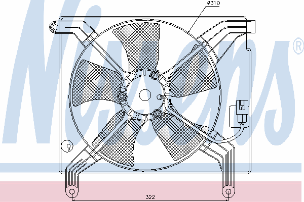 Ventilador, refrigeração do motor 85358