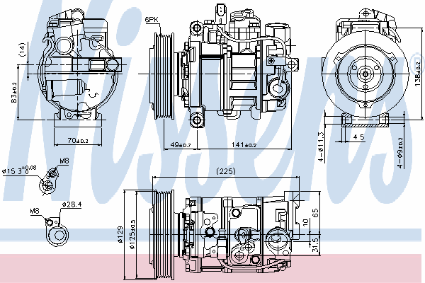 Compressor, ar condicionado 89209