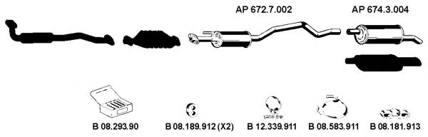 Avgassystem AP_2201