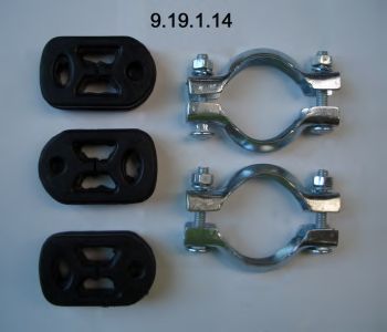 Mounting Kit, exhaust system 9.19.1.14