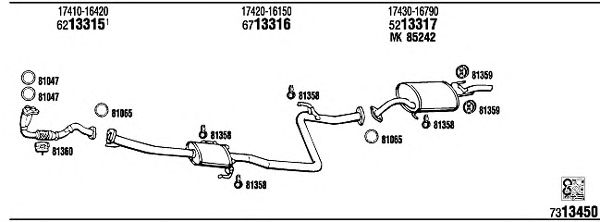 Exhaust System TO85860