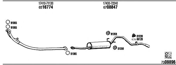 Exhaust System TO87811