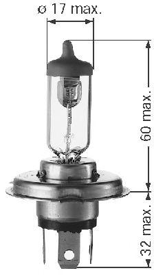 Bulb, headlight 0500112600