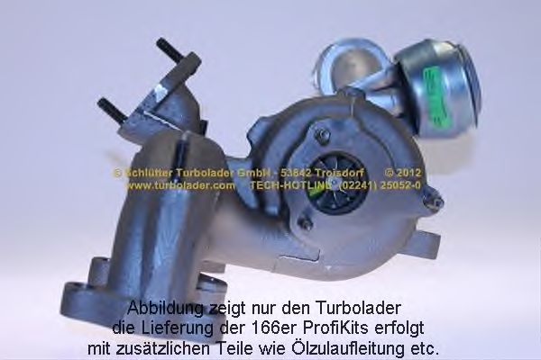 Turbocompressor, sobrealimentação 166-00180