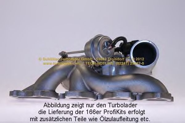 Turbocompressor, sobrealimentação 166-00195