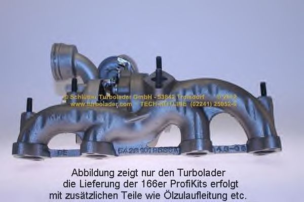 Turbocompresor, sobrealimentación 166-00320