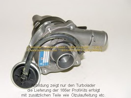 Turbocompressor, sobrealimentação 166-00345