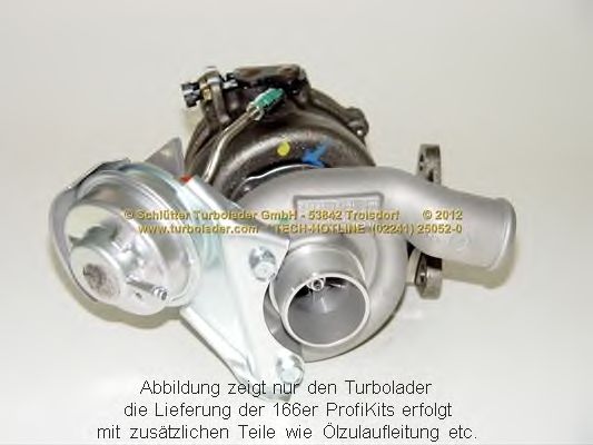 Turbocompresor, sobrealimentación 166-00365