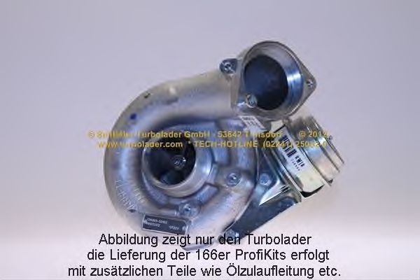 Turbocompresor, sobrealimentación 166-00455