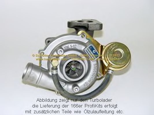 Turbocompressor, sobrealimentação 166-00460