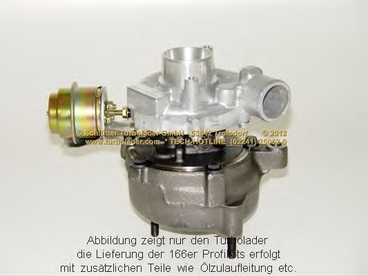 Turbocompresor, sobrealimentación 166-00560