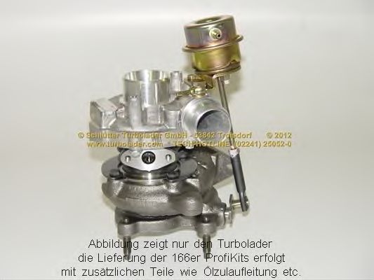 Turbocompressor, sobrealimentação 166-00580