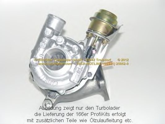 Turbocompressor, sobrealimentação 166-00590