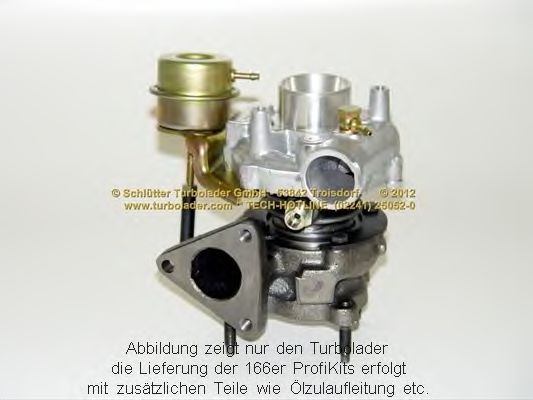 Turbocompresor, sobrealimentación 166-00600
