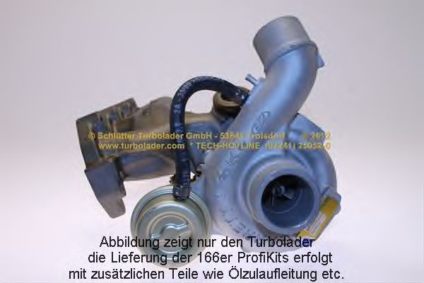 Turbocompresor, sobrealimentación 166-00615