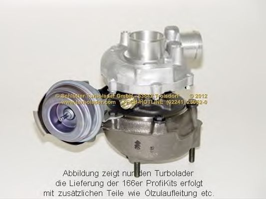 Turbocompressor, sobrealimentação 166-00620