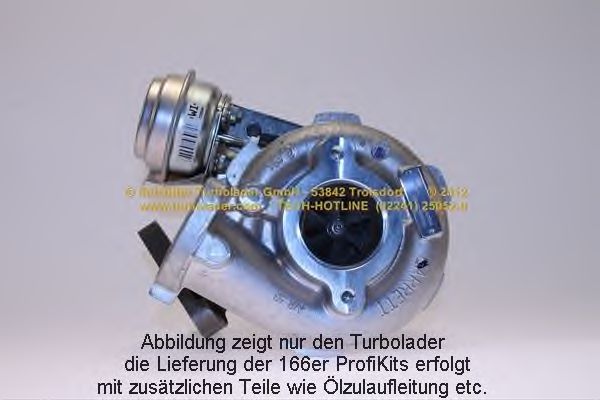 Turbocompressor, sobrealimentação 166-00740