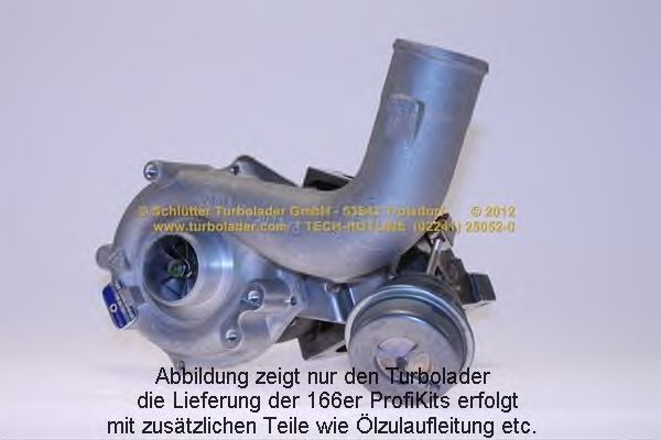 Turbocompresor, sobrealimentación 166-06060