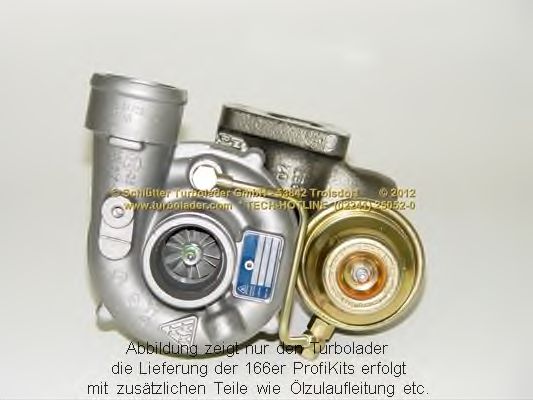 Turbocompresor, sobrealimentación 166-02170