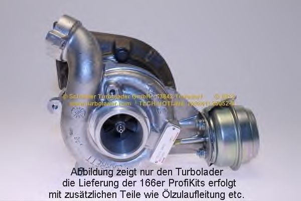 Turbocompressor, sobrealimentação 166-02300