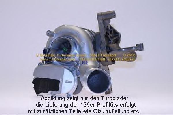 Turbocompressor, sobrealimentação 166-02540