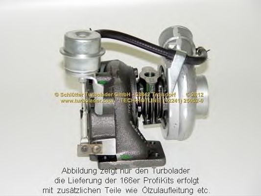 Turbocompressor, sobrealimentação 166-05020