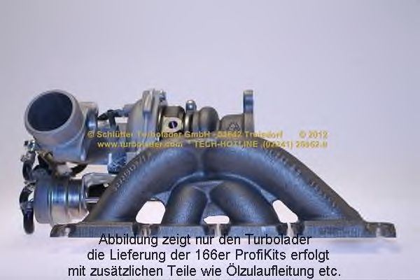 Turbocompressor, sobrealimentação 166-06040