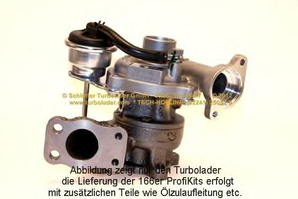Turbocompressor, sobrealimentação 166-07040