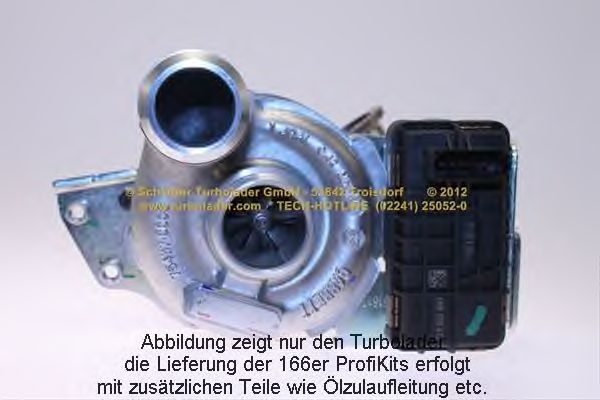 Turbocompressor, sobrealimentação 166-09015