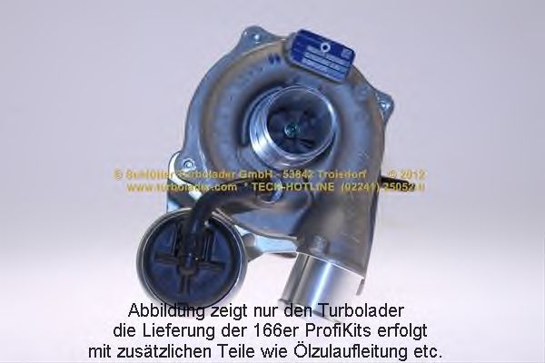 Turbocompresor, sobrealimentación 166-09220