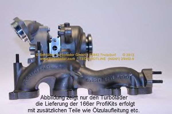 Turbocompresor, sobrealimentación 166-09340