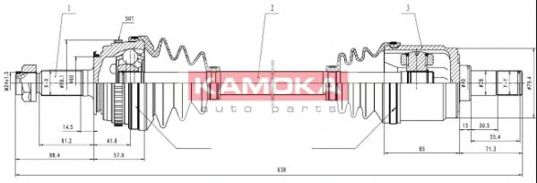 Albero motore/Semiasse HO1138918A