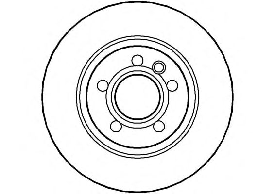 Тормозной диск NBD1075