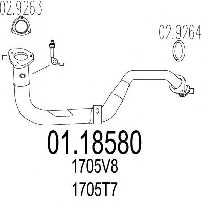 Exhaust Pipe 01.18580