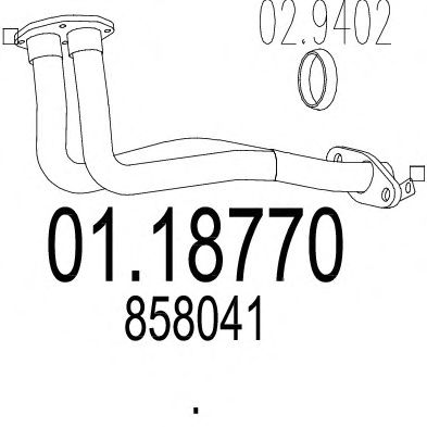 Exhaust Pipe 01.18770