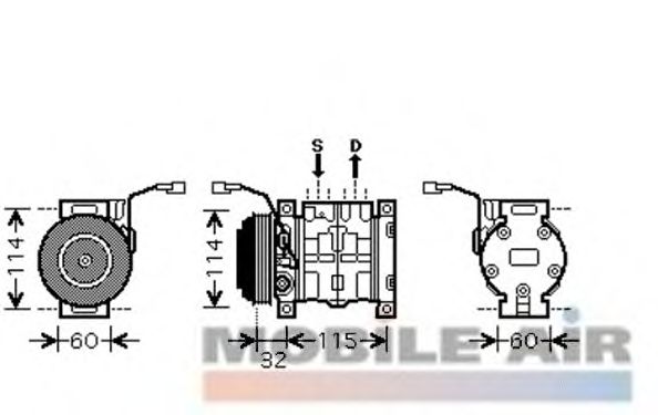 Compressor, ar condicionado 5200K110