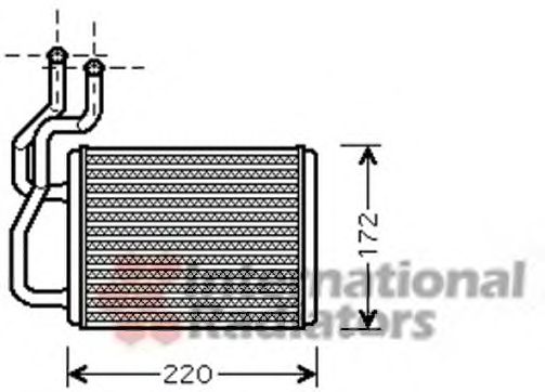 Permutador de calor, aquecimento do habitáculo 83006118