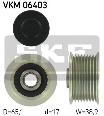 Generator friløbskobling VKM 06403