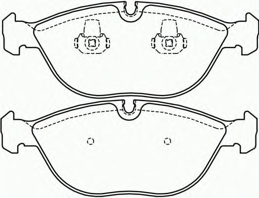 Комплект тормозных колодок, дисковый тормоз P 06 019