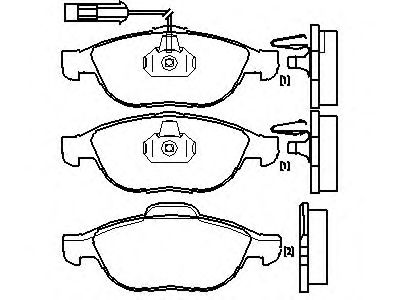 Brake Pad Set, disc brake P 23 114