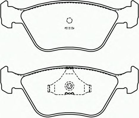 Комплект тормозных колодок, дисковый тормоз P 24 069