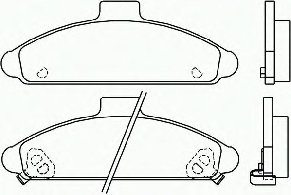 Комплект тормозных колодок, дисковый тормоз P 30 004