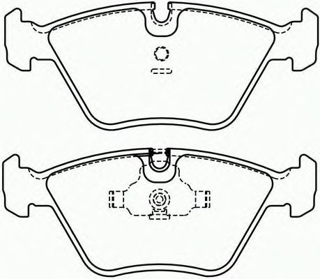 Комплект тормозных колодок, дисковый тормоз P 36 007