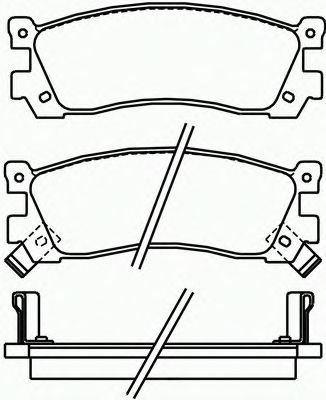 Комплект тормозных колодок, дисковый тормоз P 49 025