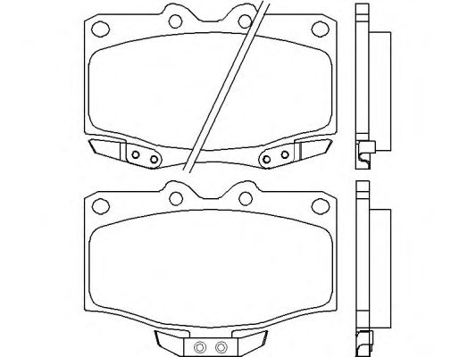 Комплект тормозных колодок, дисковый тормоз P 83 026